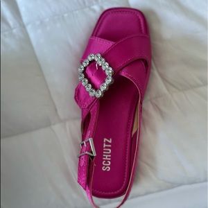 Schutz Rhinestone Sandals.  Brand New.